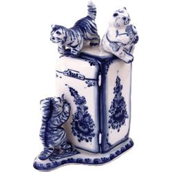 Damask "Refrigerator" Gzhel 1 l