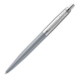 圆珠笔 PARKER “Jotter XL”，THICKEN 笔身，亚光灰色漆，不锈钢零件，蓝色