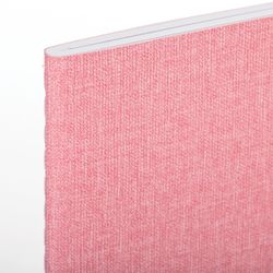 BRAUBERG / Notebook 48 y. checkered cover leatherette matting, stitching, A5 (147x210mm), PINK, HARMONY / 10 pcs.