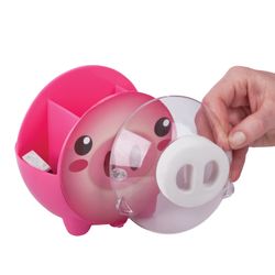 Children's stationery set BRAUBERG "PIGGY", 5 pieces, assorted, blister