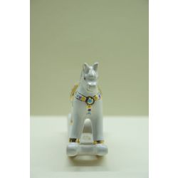 Ярославская майолика / Christmas tree toy "Rocking horse"