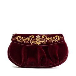 Торжокские золотошвеи / Velvet cosmetic bag "Fantasy"
