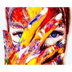 Опт-картина / Malen nach Zahlen 40x50 Obskure Farben