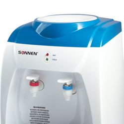SONNEN TS-03 water cooler, desktop, NEW/COOL EEG, 2 taps, white/blue