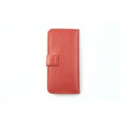 Clutch button mini with finished edges "virgin" red