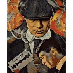 Опт-картина / Pintura por números 40x50 Peaky Blinders