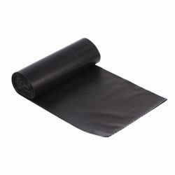 ОФИСМАГ / Garbage bags 120 l, black, 10 pcs per roll, HDPE, 25 microns, 70х110 cm (± 5%), durable
