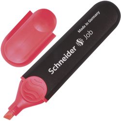 Highlighter SCHNEIDER (Germany) "Job", RED, line 1-5 mm