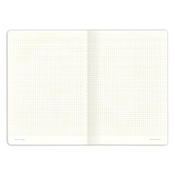 BRUNO VISCONTI / Notebook B5 (179x250 mm), 60 sheets, stitching, cage, Soft Touch, foil, beige paper 70 g / m, "BAOBAB" / 5 pcs.