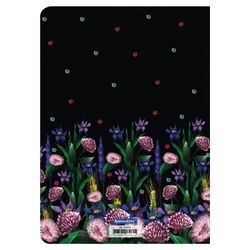 BRAUBERG / Notebook 60 l. point to point cover SoftTouch, foil, beige paper 70 g / m2, stitching, B5 (179x250 mm), FLORET / 4 pcs.