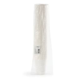 FORMATION / Disposable cups 300 ml, SET 50 pcs., Single-layer paper, white, cold / hot