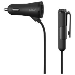 BELKIN / Car charger 4 USB ports, 2x1 А / 2x2.4 А, black