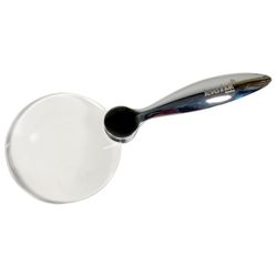 Loupe LEVENHUK Zeno 100, grossissement x2,5 / x5, diamètre de l'objectif 78/19 mm, métal
