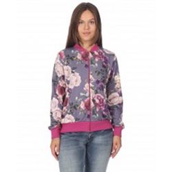 Women's sweatshirt with a zipper pink and purple