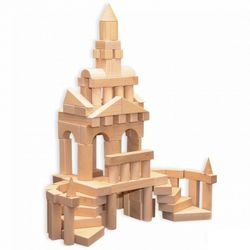 DESIGNER wooden TABLE in the open packaging in the thermo - 150 parts are not painted for children from 3 years