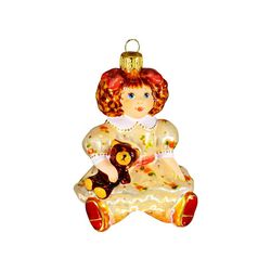 Ариель / Noel ağacı oyuncağı "Ayılı Bebek", 9,5 cm