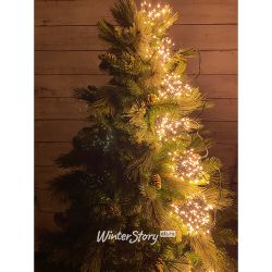 Kaemingk / Christmas tree tiered garland 180 cm Easy Light - Lumineo Snake, 540 warm white LED, green PVC, dimmer, IP44