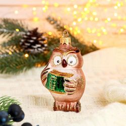 Элита / Christmas decoration "Owl with a book"