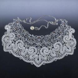 Снежинка / Snowflake / Necklace "Lyubava"