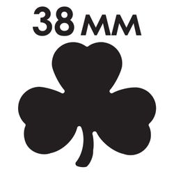 Hole punch the curly "Leaf clover", the diameter of the cut figures 38 mm, TREASURE ISLAND