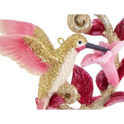 Kurts Adler / Arbre de Noël jouet "Colibri sur une brindille dorée", 9,5 cm