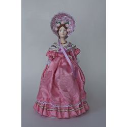 Потешный промысел / Bambola ricordo "Signora in costume laico, metà del XIX secolo"