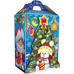 New Year's gift "Velvet Snowman", a set of sweets 750g.