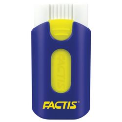 Eraser FACTIS SUIT (Spain), 53x25x12 mm, white, extendable, PVC