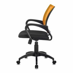 BRABIX / Armchair "Fly MG-396", with armrests, mesh, orange / black, 532084