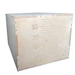 PROFI-FIT / Universal Plyo box plywood, 3 in 1, 50-60-75cm