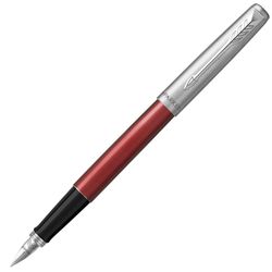 Pen pen PARKER "Jotter Red Kensington CT", building red, stainless steel, blue