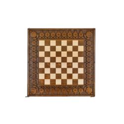 GamesDealer / Ajedrez + backgammon tallado con granadas 30, Haleyan