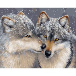 Опт-картина / Peinture par numéros 40x50 Tendres sentiments