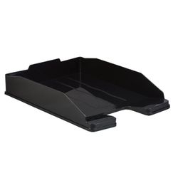Tray horizontal paper of STAMM "Expert economy", A4 (340х255х63 mm), polypropylene, black