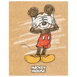 HATBER / Notebook, A5, 48 sh., Bracket, cage, matte lamination, "Mickey Mouse" / 10 pcs.