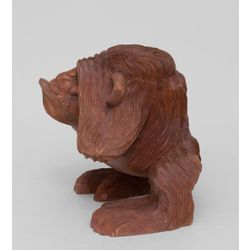 Decor and Gift / Wooden figurine "Monkey. I don't see" 20 cm