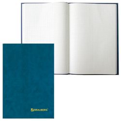 Book accounting 208 sheets, A4 200-290 mm BRAUBERG, cage, hard cover of cardboard, boomvinil, block offset