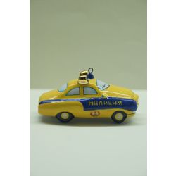 Ярославская майолика / Giocattolo natalizio "Macchina della polizia"