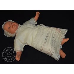 Елецкие кружева / Yelets lace / Christening dress for girls