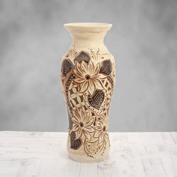 Керамика ручной работы / Floor vase "Spring"