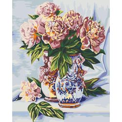 Опт-картина / Pittura con i numeri CAKADU 40x50 Fiori in un vaso