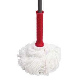 ЛАЙМА / Self-wringing mop, twisting wringing, microfiber mop, telescopic handle 120 cm, LIMA