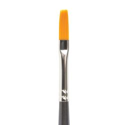 Pincel artístico profissional BRAUBERG ART "CLASSIC", duro sintético, plano, nº 6, cabo longo