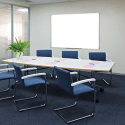 Magnetic marker board (90x120 cm), PVC frame, STAFF