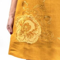 Торжокские золотошвеи / Women's dress "Aquarelle"