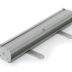 Stand mobile for banner "Rollscreen 2(80)," the size of the advertising field 800х2000 mm, aluminium