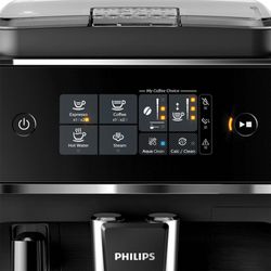 PHILIPS EP2231/40,1850 W, 15 bar, 1.8 litre capacity, 250g d/grains, auto cap, black