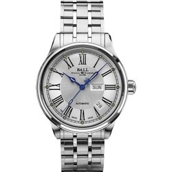 BALL / Swiss mechanical watch Trainmaster NM1058D-S4J-WH