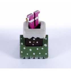 Toy Christmas tree "House with feet of Santa Claus" 6011