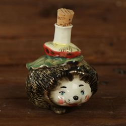 Лефортовский фарфор / Lefortovo porcelain / Christmas tree toy "Hedgehog", damask 50 ml